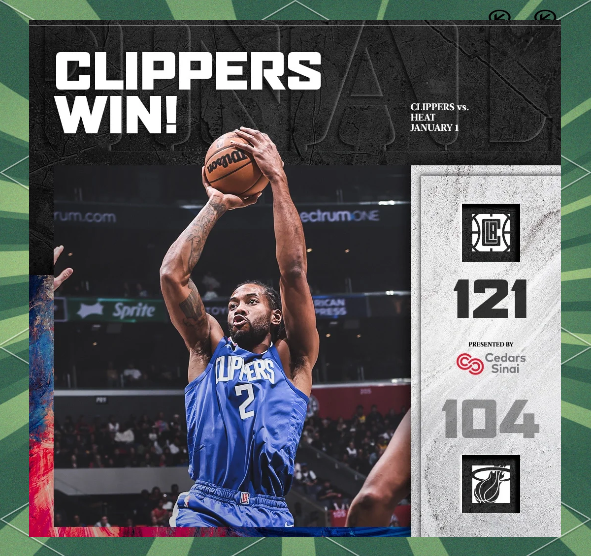 快船客场逆转热火，成功取得系列赛首胜